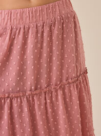 Jordan Tiered Midi Skirt Detail 2 - TULLABEE