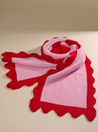 Alice Scalloped Scarf Detail 2 - TULLABEE