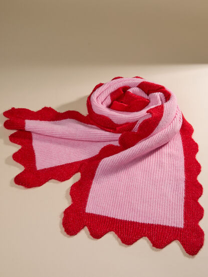 Alice Scalloped Scarf - TULLABEE