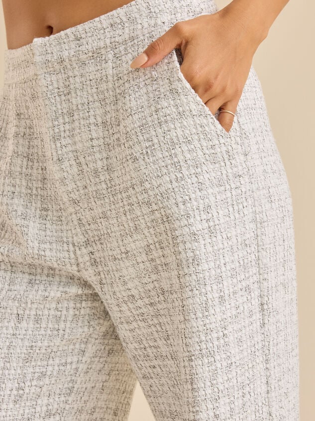 Devyn Tweed Pants Detail 2 - TULLABEE