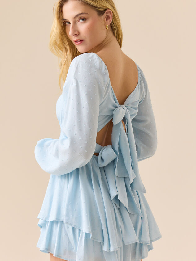 Lydia Clip Dot Romper Detail 2 - TULLABEE