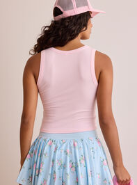 Embroidered Bow Tank Detail 5 - TULLABEE
