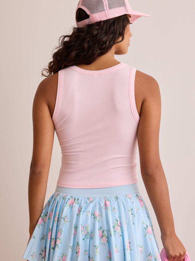 Embroidered Bow Tank Detail 5 - TULLABEE