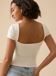 Carrigan Scoop Back Top Detail 3 - TULLABEE