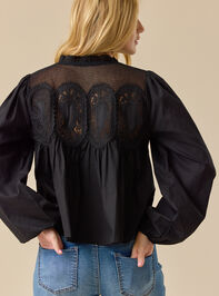 Sage Crochet Babydoll Top Detail 5 - TULLABEE