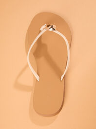 Yara Gold Accent Sandals Detail 2 - TULLABEE