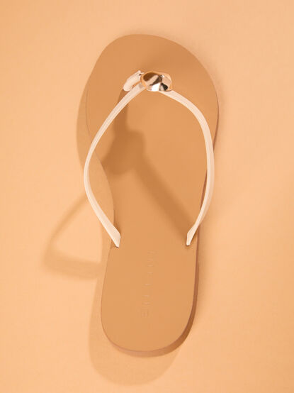 Yara Gold Accent Sandals - TULLABEE