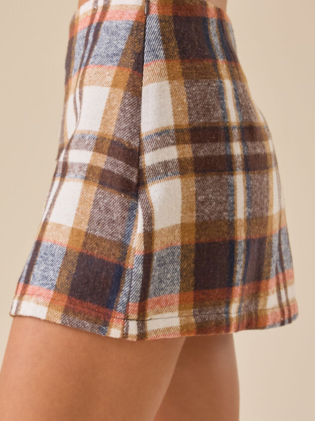 Kati Plaid Skort Detail 4 - TULLABEE