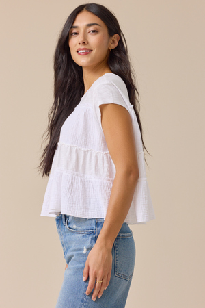 Mara Tiered Babydoll Top - Altar'd State - 
