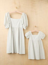 Lillian Floral Mama Dress Detail 3 - TULLABEE