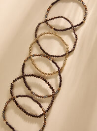 Glass Beaded Stretch Bracelet Pack Detail 2 - TULLABEE