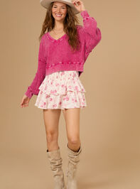 Gracelynn Smocked Floral Skort - TULLABEE