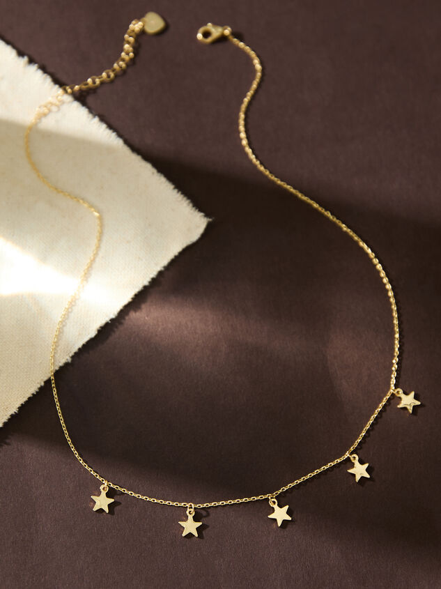 18K Gold Starlet Charm Necklace - TULLABEE