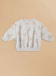 Dashing Deer Sweatshirt by Quincy Mae - TULLABEE