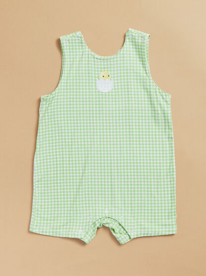 Baby Chick Gingham Romper - TULLABEE