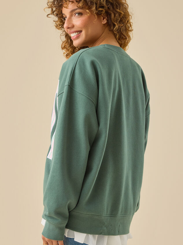 WWJD Striped Pullover Detail 4 - TULLABEE