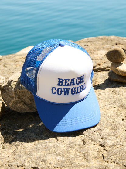 Beach Cowgirl Trucker Hat - TULLABEE