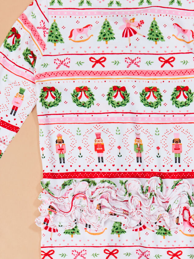 Sweet Sugarplum Footie Detail 3 - TULLABEE