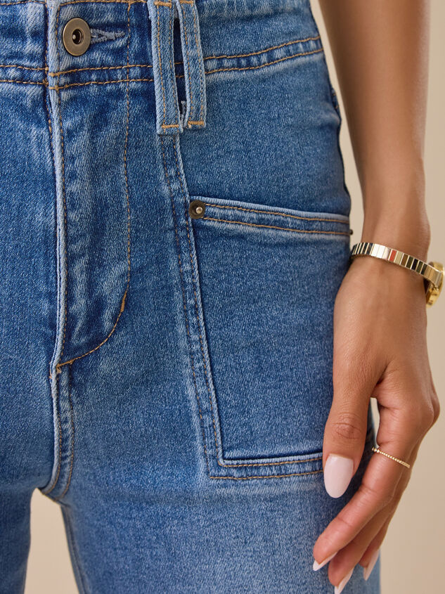 Levvy Cropped Jeans Detail 3 - TULLABEE