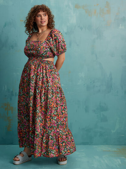 Whitney Floral Maxi Dress - TULLABEE