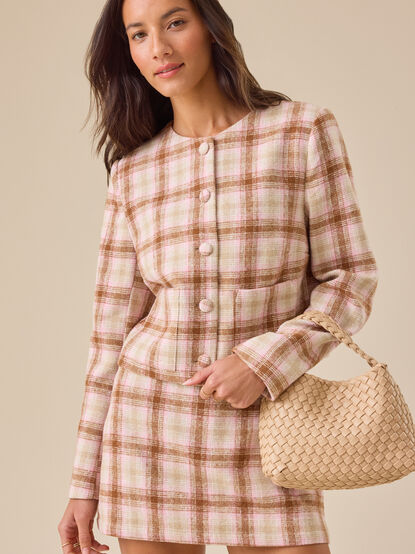 Kati Plaid Jacket - TULLABEE