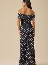 Winnie Mesh Maxi Dress Detail 4 - TULLABEE