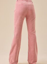 Rose High Rise Corduroy Flare Detail 6 - TULLABEE