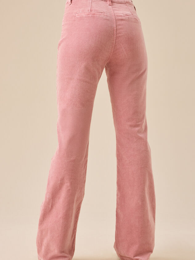 Rose High Rise Corduroy Flare Detail 6 - TULLABEE