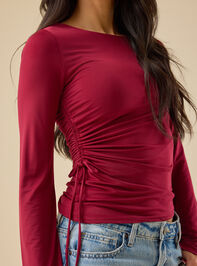 Judie Cinched Top Detail 4 - TULLABEE