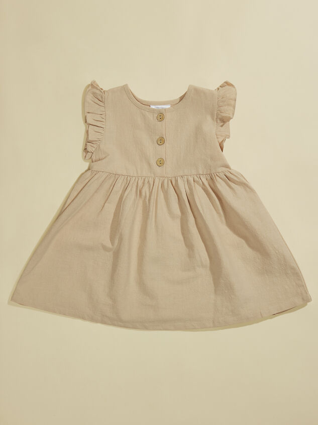Audrey Toddler Ruffle Dress Detail 1 - TULLABEE