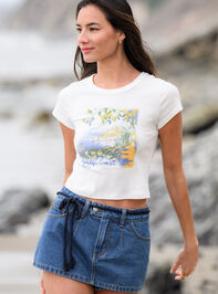 Amalfi Coast Baby Tee - TULLABEE