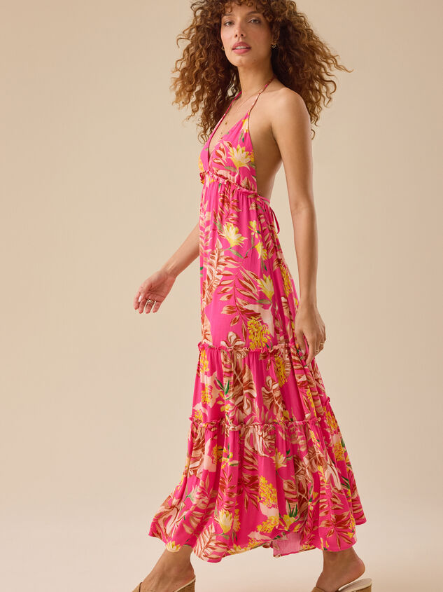 Gwynne Tropical Tiered Maxi Dress - TULLABEE