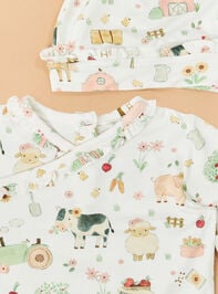 Farm Animal Gown & Hat Detail 2 - TULLABEE