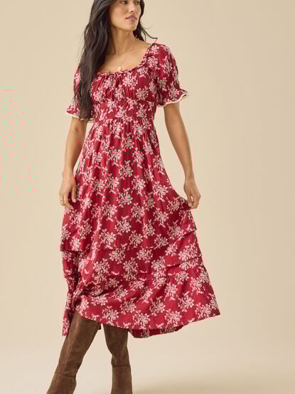 Aura Floral Maxi Dress - TULLABEE