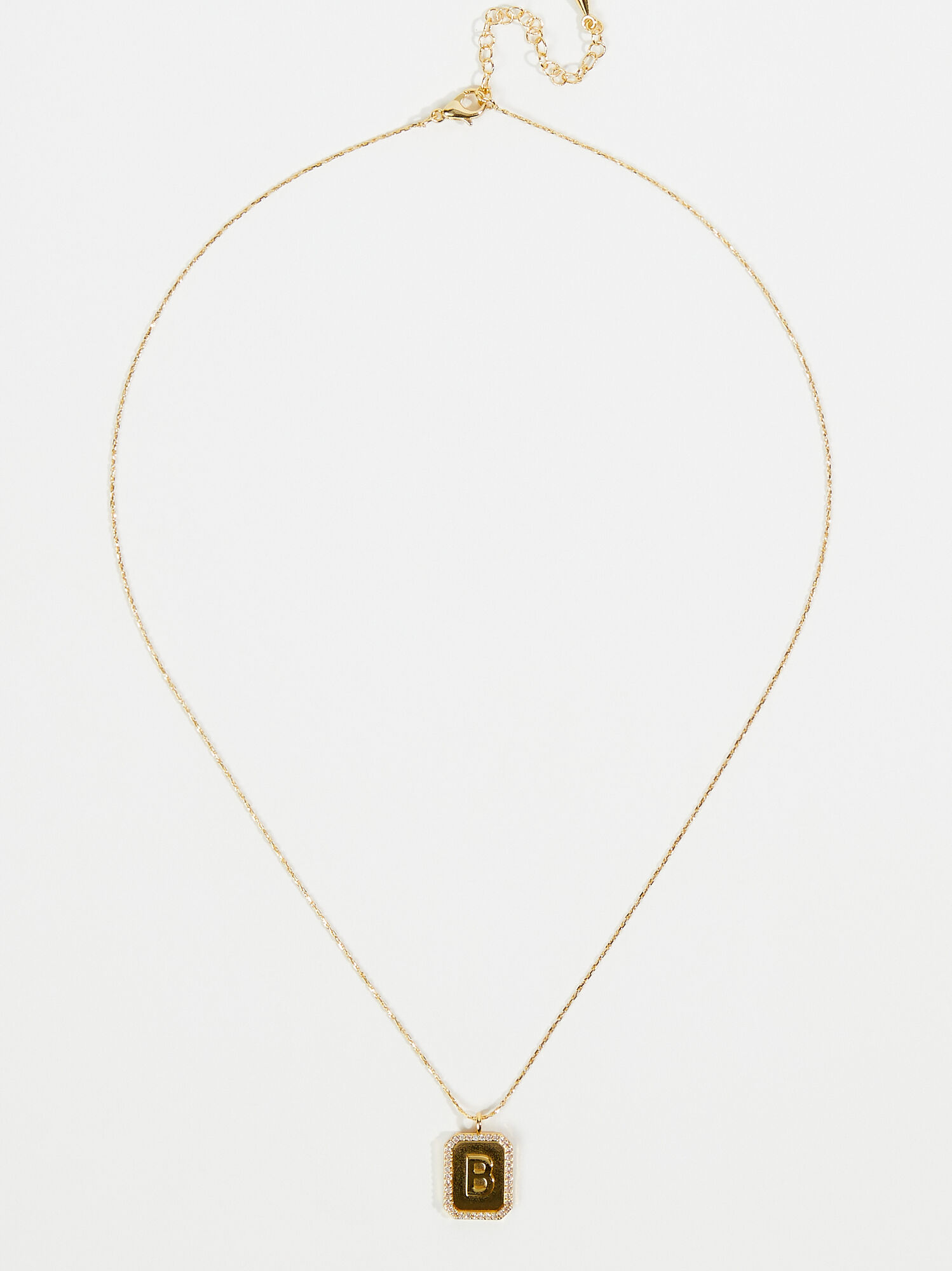 Rhinestone monogram necklaces outlet