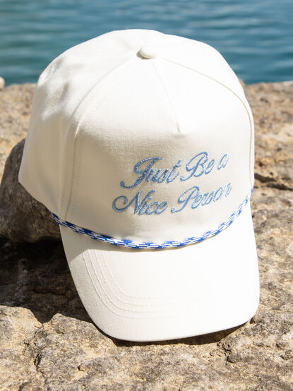 Just Be a Nice Person Trucker Hat - TULLABEE
