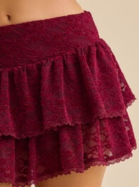 Aylani Lace Mini Skirt Detail 2 - TULLABEE