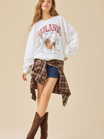 Badlands Bison Pullover - TULLABEE
