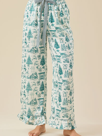 Kamila Satin Toile Sleep Pant - TULLABEE