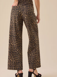 Fawn Cheetah Baggy Pants Detail 5 - TULLABEE