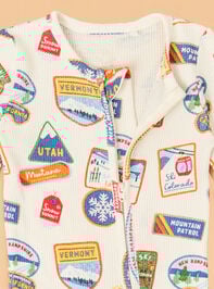 Hit the Slopes Waffle Knit Footie Detail 3 - TULLABEE