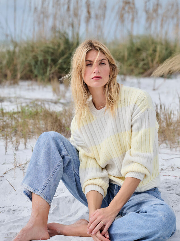 Annette Striped Sweater - TULLABEE