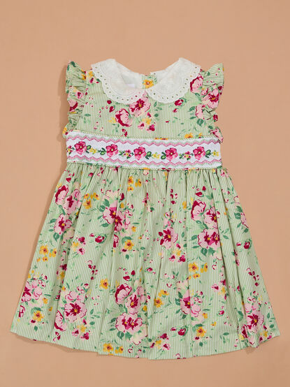 Allie Floral Bodysuit Dress - TULLABEE