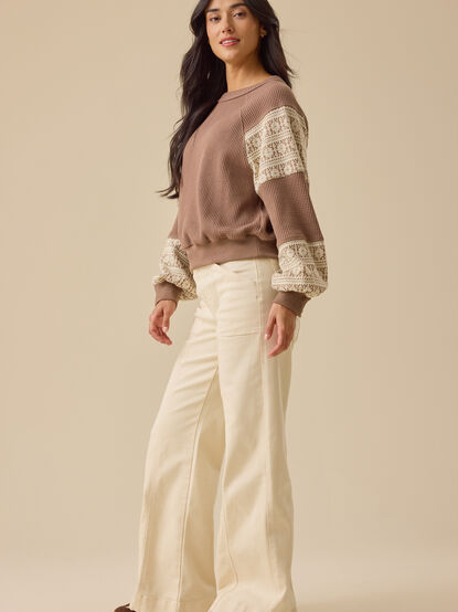 Monet Thermal Inset Top - TULLABEE