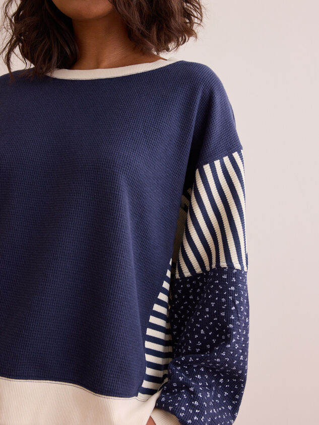 Wildflower Dream Knit Pullover Detail 4 - TULLABEE