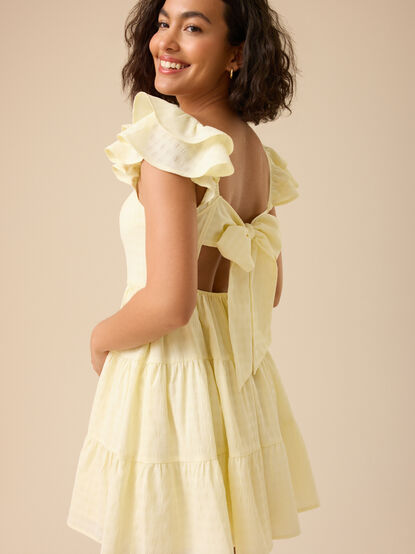 Dahlia Tiered Mini Dress - TULLABEE