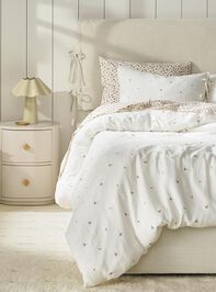 Clara Cotton Duvet Cover Detail 2 - TULLABEE