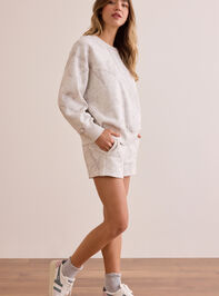 Camo Core Oversized Sweatshirt Detail 4 - TULLABEE