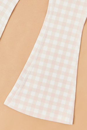 Lena Gingham Flare Leggings - Altar'd State