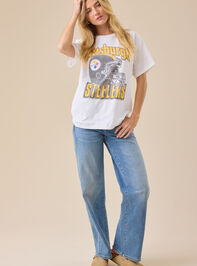 Pittsburgh Steelers Graphic Tee Detail 2 - TULLABEE